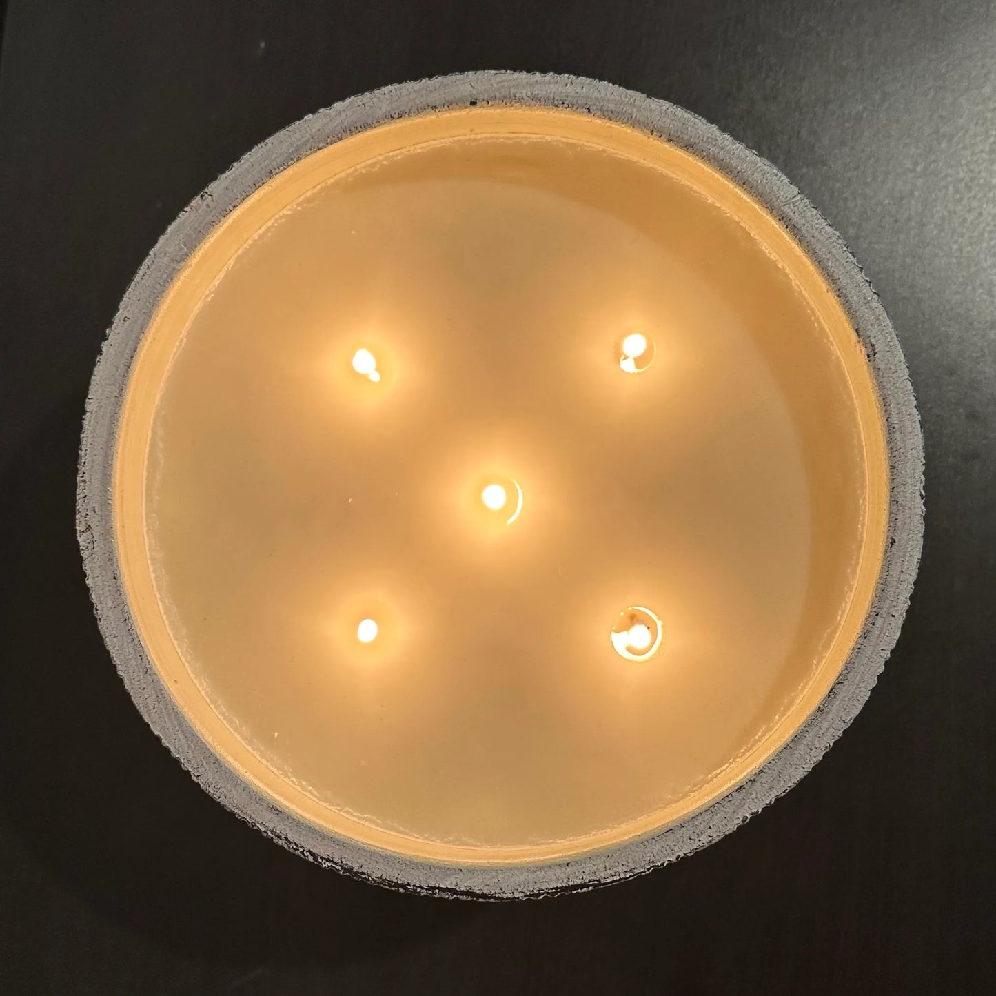 Terracotta Bowl Centerpiece Candle